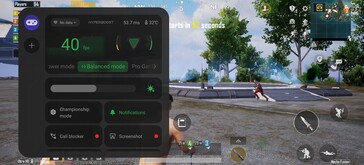 PUBG Mobile：超 HDR，平均每秒 40 帧。