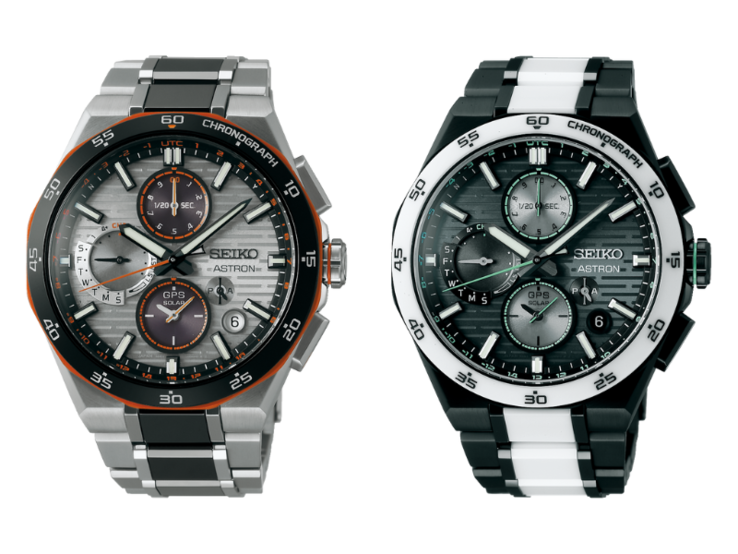 精工 Astron SSH183J1（左）和 SSH185J1（右）腕表。(图片来源：精工）