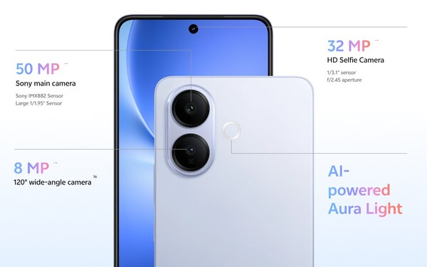 Vivo V60 Lite 支持 4K 视频录制。