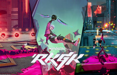 RKGK 或 Rakugaki 将于 2024 年第二季度推出，采用明亮的霓虹色调和快节奏的平台动作。(图片来源：Gearbox Publishing - 已编辑）