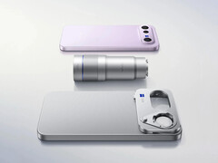 vivo X300 FE 及其长焦扩展套件。