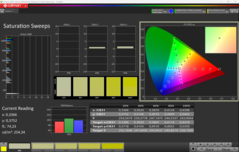 CalMAN 饱和扫描 (P3)