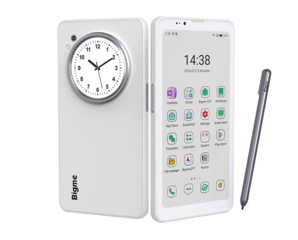 Bigme HiBreak dual 有两个显示屏,支持手写笔。