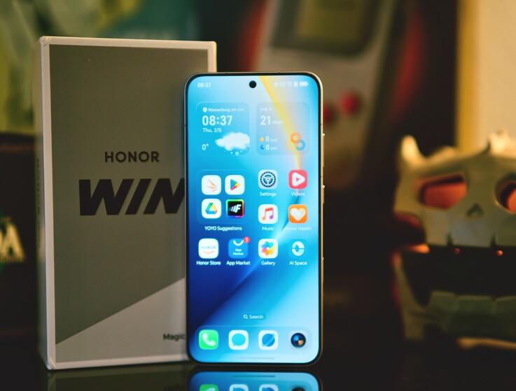 测试中: Honor 赢。测试设备由 Trading Shenzhen 提供。
