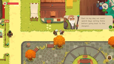 图为：《Moonlighter》的游戏截图。