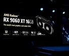 AMD 在 Computex 2025 上正式展示了 Radeon Rx 9060 XT GPU（图片来源：AMD）