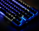 启用 RGB 的 Wooting 80HE。 