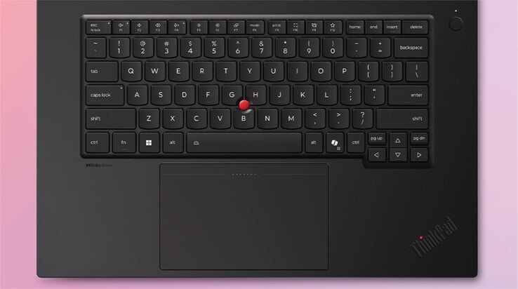 联想还为ThinkPad P1 Gen 9配备了一个尺寸为85 x 135毫米的触觉触控板。
