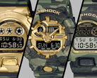 卡西欧四款新款 G-Shock "迷彩与金色 "手表首度亮相，据称将于 6 月推出