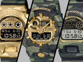 卡西欧四款新款 G-Shock "迷彩与金色 "手表首度亮相，据称将于 6 月推出