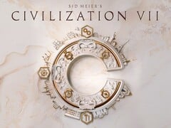 《席德·梅尔的文明VII》官方主视觉图,展示了这款策略游戏的标志性徽章。