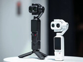 DJI Osmo Pocket 4P 珍珠白款。