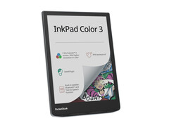 PocketBook InkPad Color 的尺寸为 134 x 189.5 x 7.95 毫米，重 267 克（图片来源：PocketBook）