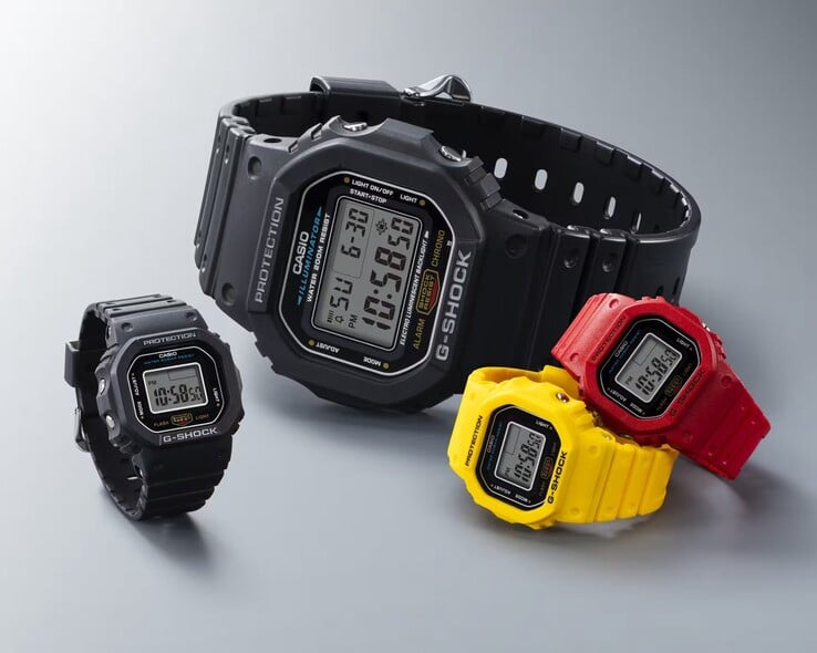 卡西欧 G-Shock Nano DWN-5600 戒指手表。(图片来源：卡西欧）