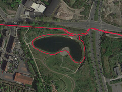 GPS test: Apple iPhone 11 Pro - Cycling around a lake