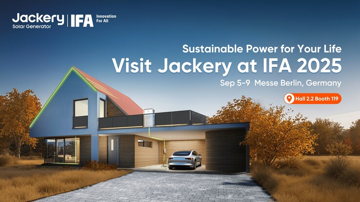 Jackery 将在 IFA 2025 上展示多款产品。(图片来源：Jackery）
