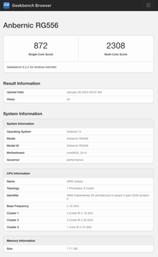 (图片来源：Geekbench）