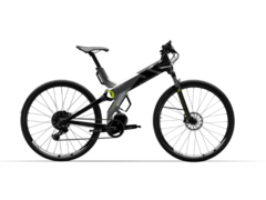 Stealth Overlander R电动自行车有一个800Wh的电池。(图片来源：Stealth Electric Bikes)