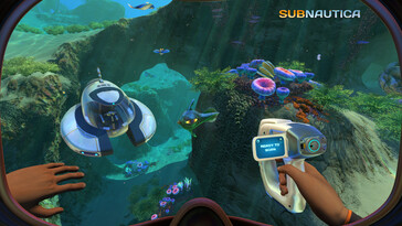 图为Subnautica 的游戏截图。