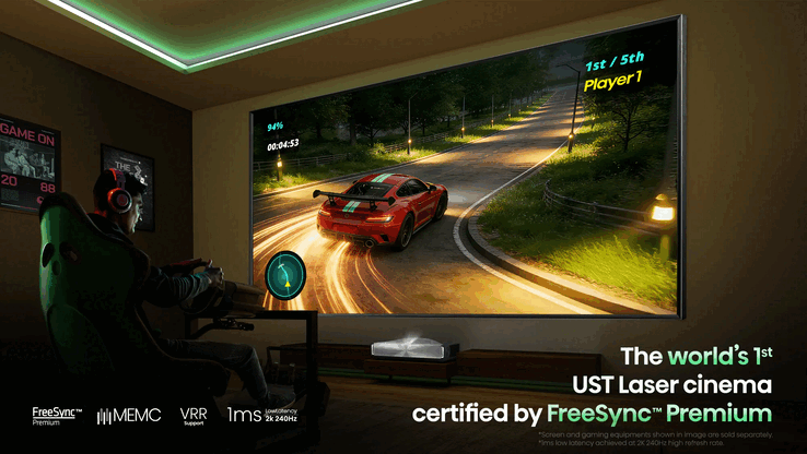该投影仪具备完整的杜比视界(Dolby Vision)、杜比视界游戏(Dolby Vision Gaming)和IMAX Enhanced认证组合。
