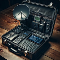 埃隆-马斯克(Elon Musk)和 SpaceX 公司否认了俄罗斯通过官方渠道接收 Starlink 设备的说法。(图片来源:DALL-E 3生成)