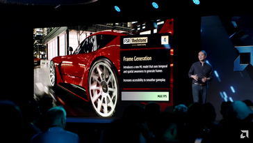 FSR Redstone 带来全新的 ML 增强型帧生成技术。(图片来源：AMD）