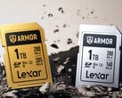 Lexar Armor 系列 SDXC 存储卡由不锈钢制成，具有很强的防摔、防震、防尘和防水性能。(图片来源：Lexar）