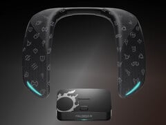 松下 SC-GNW10S-FF SoundSlayer x 《最终幻想 XIV》颈式扬声器为玩家提供低延迟的无线环绕音效。(图片来源:松下)