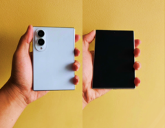 泄露的Galaxy Z Fold 8(加宽款)和 Fold 8 Ultra 设计款。