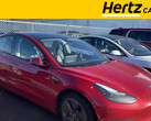 赫兹公司最近一直在出售廉价的特斯拉 Model 3 电动车，现在我们来看看大量使用的 Model 3 的续航能力如何。(图片来源：赫兹）