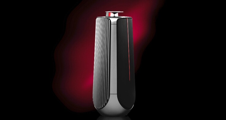 Bang &amp; Olufsen Beolab 50 法拉利版扬声器。(图片来源：Bang &amp; Olufsen）