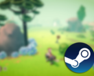 Gaucho and the Grassland》还在 Steam 上提供了试玩版，如果你想在购买游戏之前试玩一下的话。图：游戏开发版的模糊截图，上面叠加了 Steam 徽标。 图片来源：Steam - 已编辑