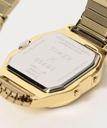 Timex x Beams 方形露营者系列 金色款