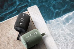 Tribit Stormbox Mini Plus 蓝牙扬声器有黑色、蓝色和绿色三种颜色可供选择（图片来源：Tribit）