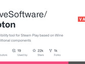 2024 年 2 月 7 日的质子实验更新扩展了 Linux 和 Steam Deck 下的游戏支持（图片：GitHub）。