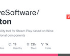 2024 年 2 月 7 日的质子实验更新扩展了 Linux 和 Steam Deck 下的游戏支持（图片：GitHub）。