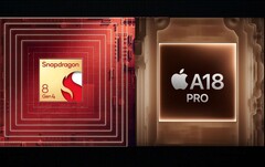 Apple高通公司的 A18 Pro 和骁龙 8 代 4 将在智能手机 SoC 领域掀起热潮。(图片来源：Apple ，高通公司有编辑）