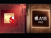 Apple高通公司的 A18 Pro 和骁龙 8 代 4 将在智能手机 SoC 领域掀起热潮。(图片来源：Apple ，高通公司有编辑）