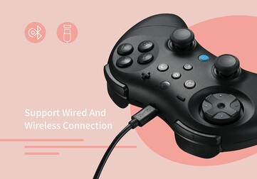 精灵 2 Pro 还有一种有线模式，其轮询率高达 1000Hz。(图片来源：GuliKit）