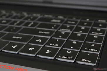 数字键盘和方向键比QWERTY主键略窄