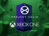 显示有Xbox One标志的Project Helix游戏主机