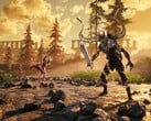 一张展示《Voin》中敌人的图片,该游戏目前正在 Steam 上销售。