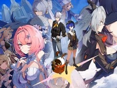 无禅零区 3.0 版》的演员阵容,背景是漂浮在空中的城市 Roscaelifer。