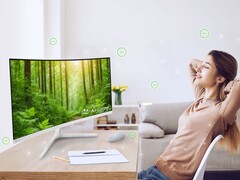 这三款新型显示器可通过电离作用净化空气(图片来源:华硕)