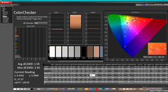 校准后的 ColorChecker