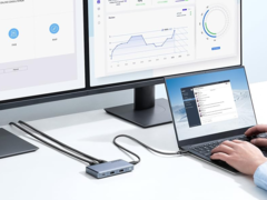 继 343 USB-C 集线器（上图）等其他类似配件之后，Anker 又推出了新款 7 合 1 USB-C 集线器。(图片来源：Anker）