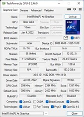 GPU-Z英特尔Iris Xe图形