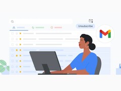 使用 Gmail 的艺术形象。(图片来源：谷歌博客）