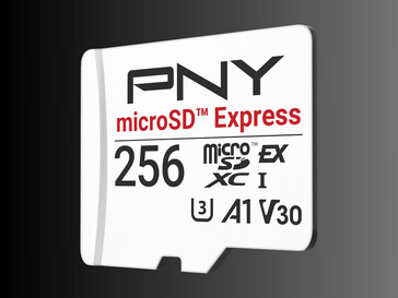 PNY microSD Express 闪存卡 256GB（图片来源：PNY PR）