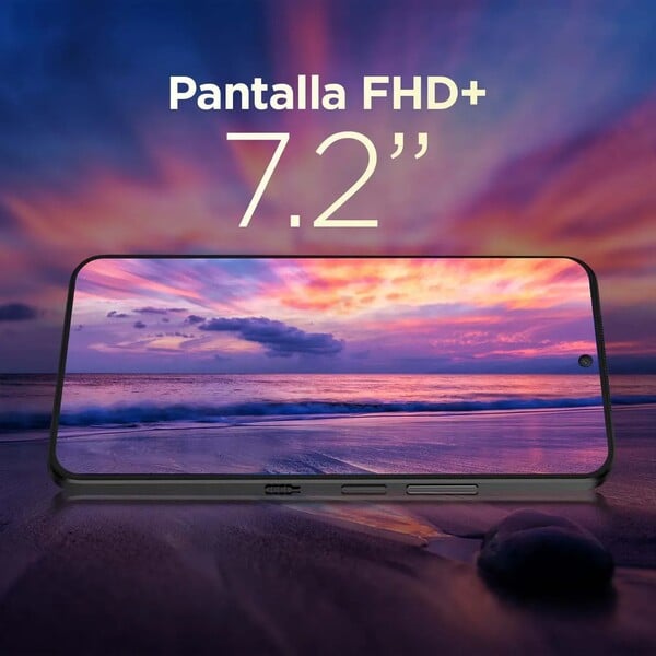 TCL 60 Ultra NxtPaper 拥有 7.2 英寸超大显示屏。(图片来源：TCL）